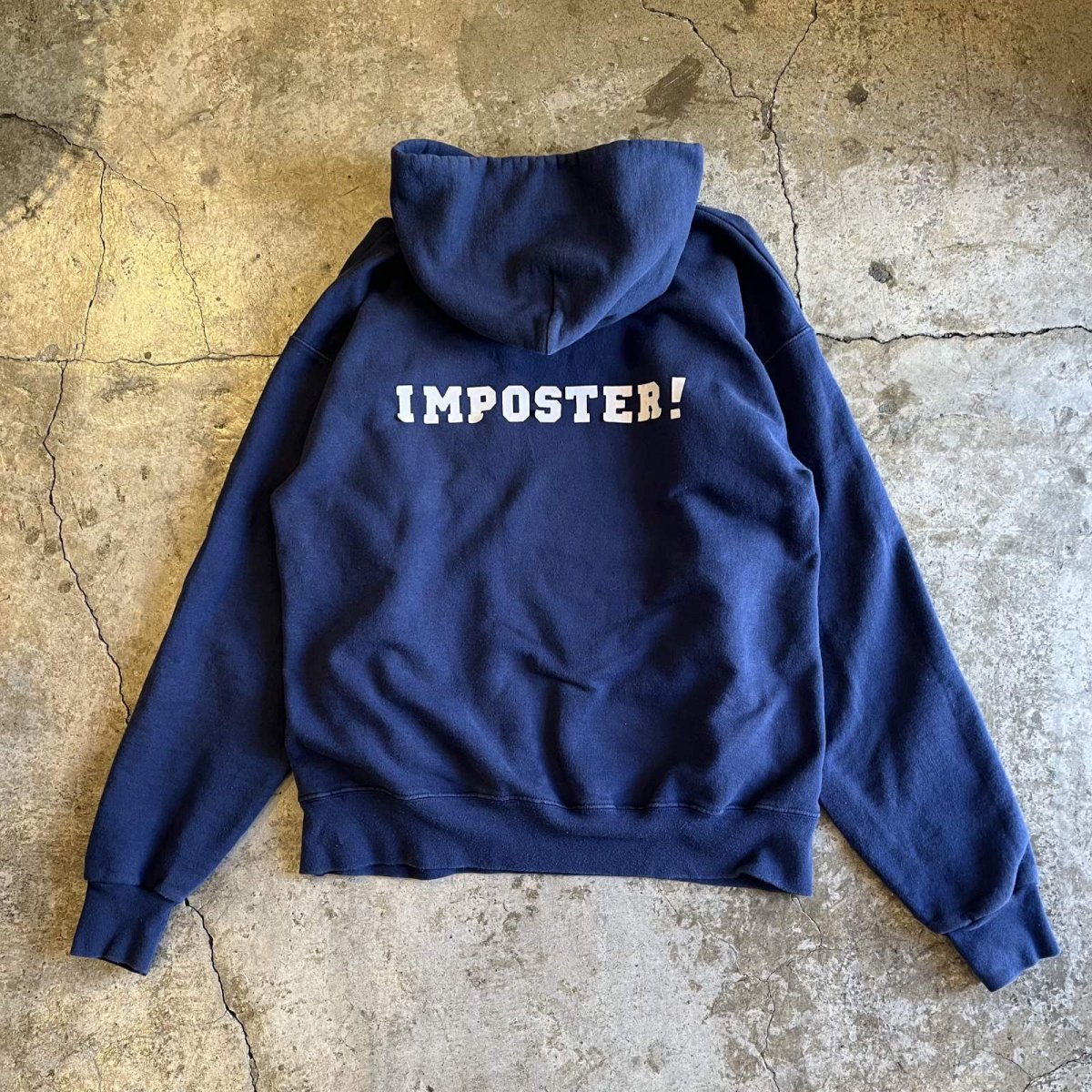 画像2: BOTH SIDES FLOCKY LOGO DESIGN SWEAT HOODIE / Ladies M(38~40) (2)