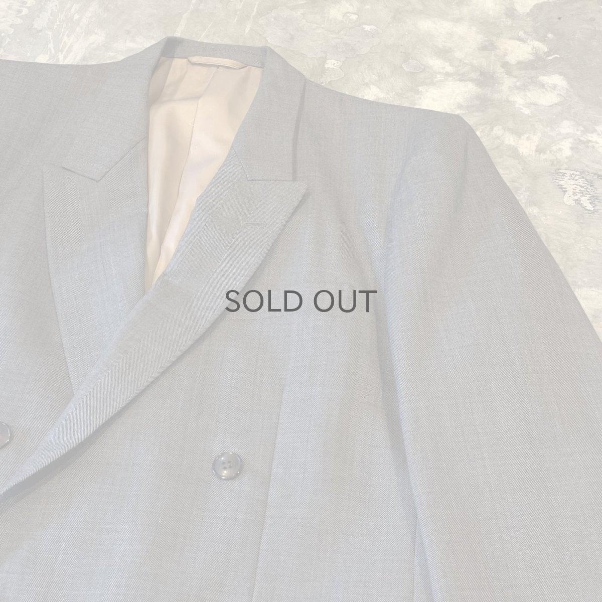 画像4: 【CHRISTIAN DIOR】GOLD LINER DOUBLE BREASTED TAILORED JACKET / Mens L (4)