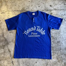 画像1: OLD BOTH SIDES LOGO PRINTED DESIGN COLOR S/S TEE / Ladies M(XL) / MADE IN USA (1)