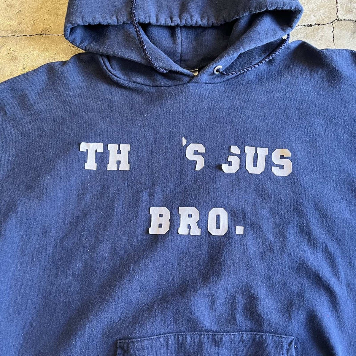 画像10: BOTH SIDES FLOCKY LOGO DESIGN SWEAT HOODIE / Ladies M(38~40) (10)