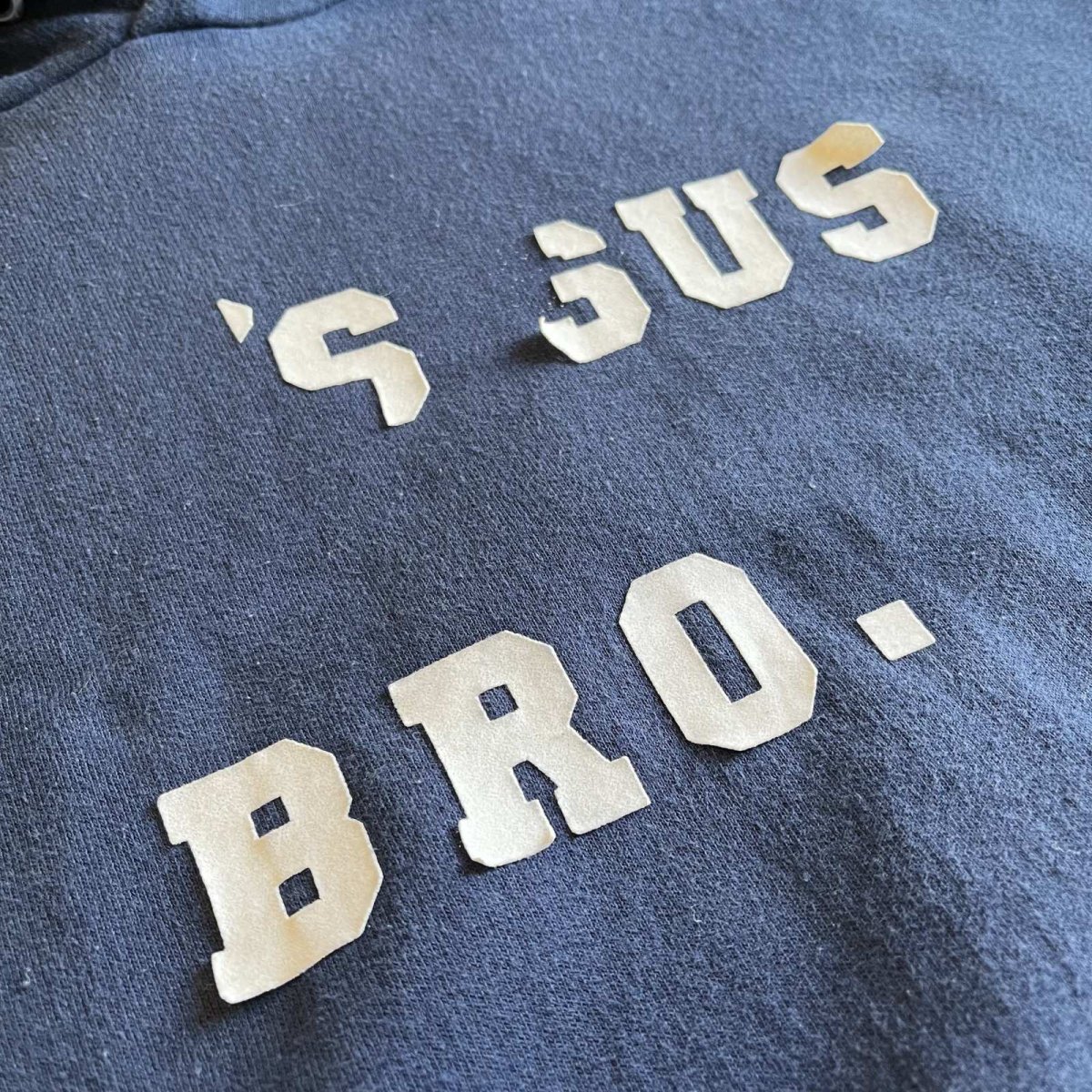 画像11: BOTH SIDES FLOCKY LOGO DESIGN SWEAT HOODIE / Ladies M(38~40) (11)