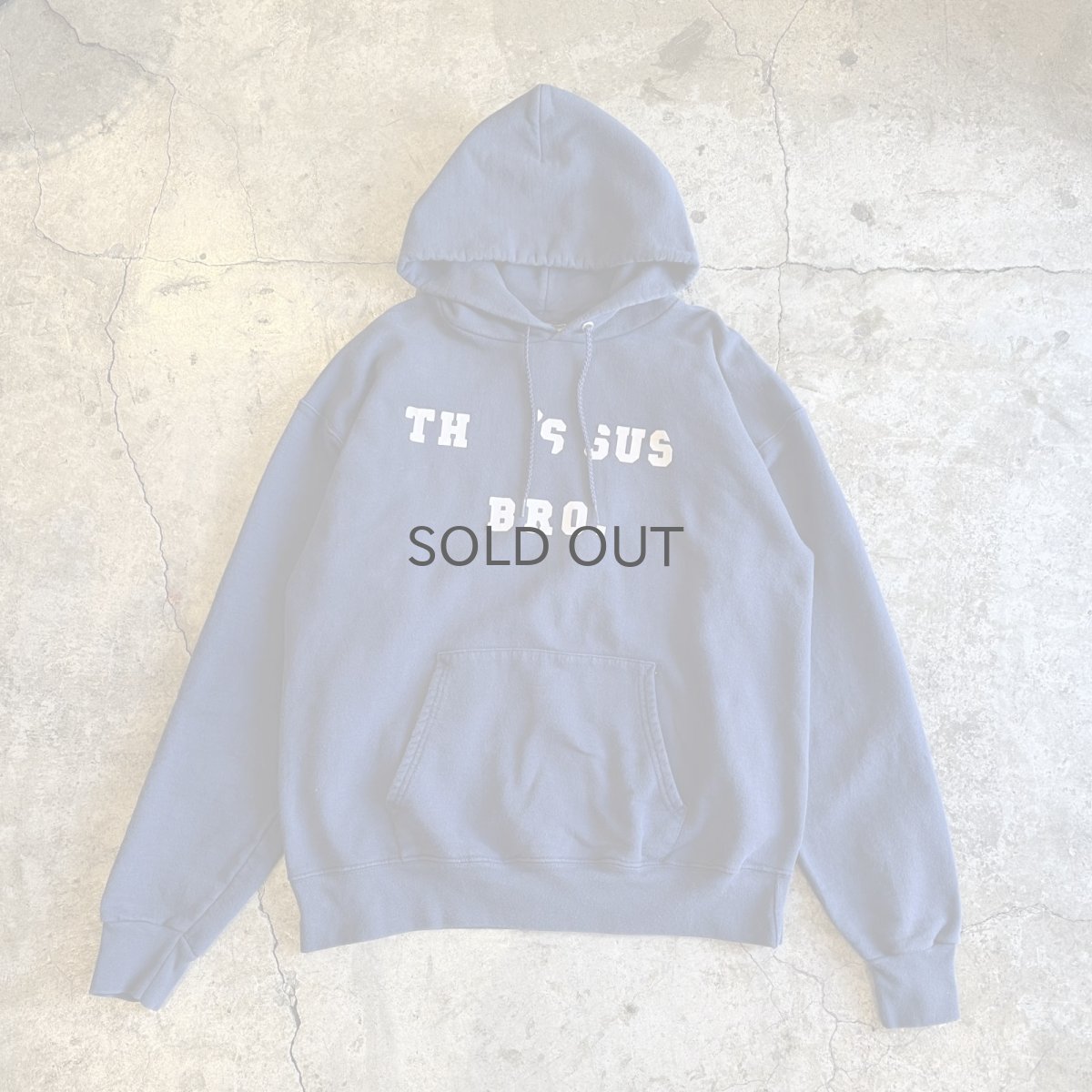 画像1: BOTH SIDES FLOCKY LOGO DESIGN SWEAT HOODIE / Ladies M(38~40) (1)