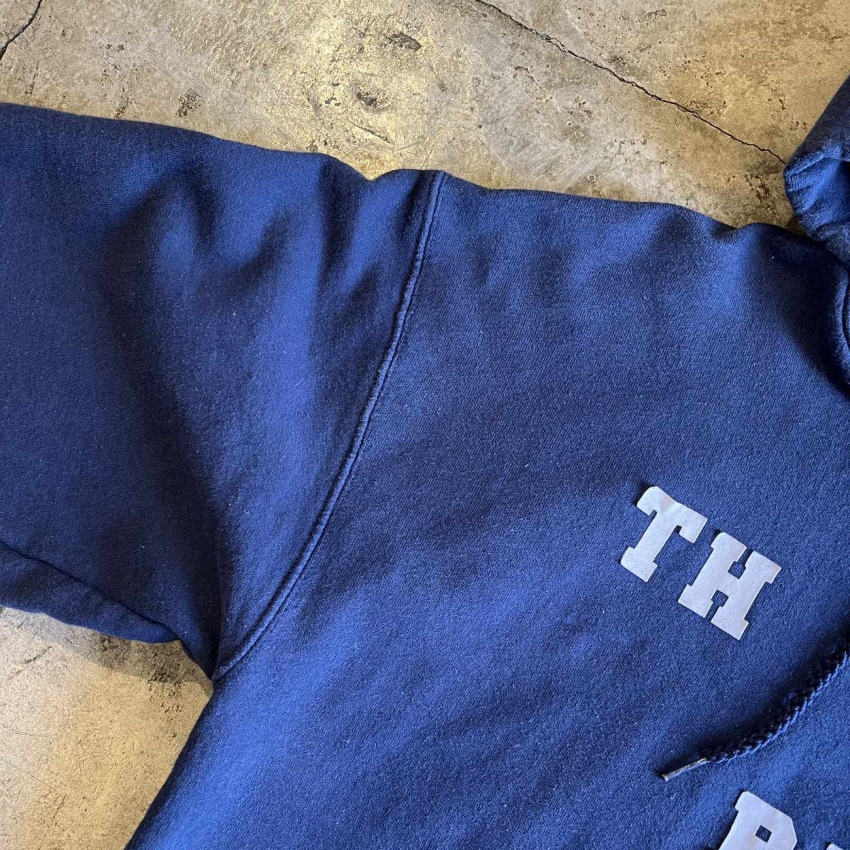 画像9: BOTH SIDES FLOCKY LOGO DESIGN SWEAT HOODIE / Ladies M(38~40) (9)