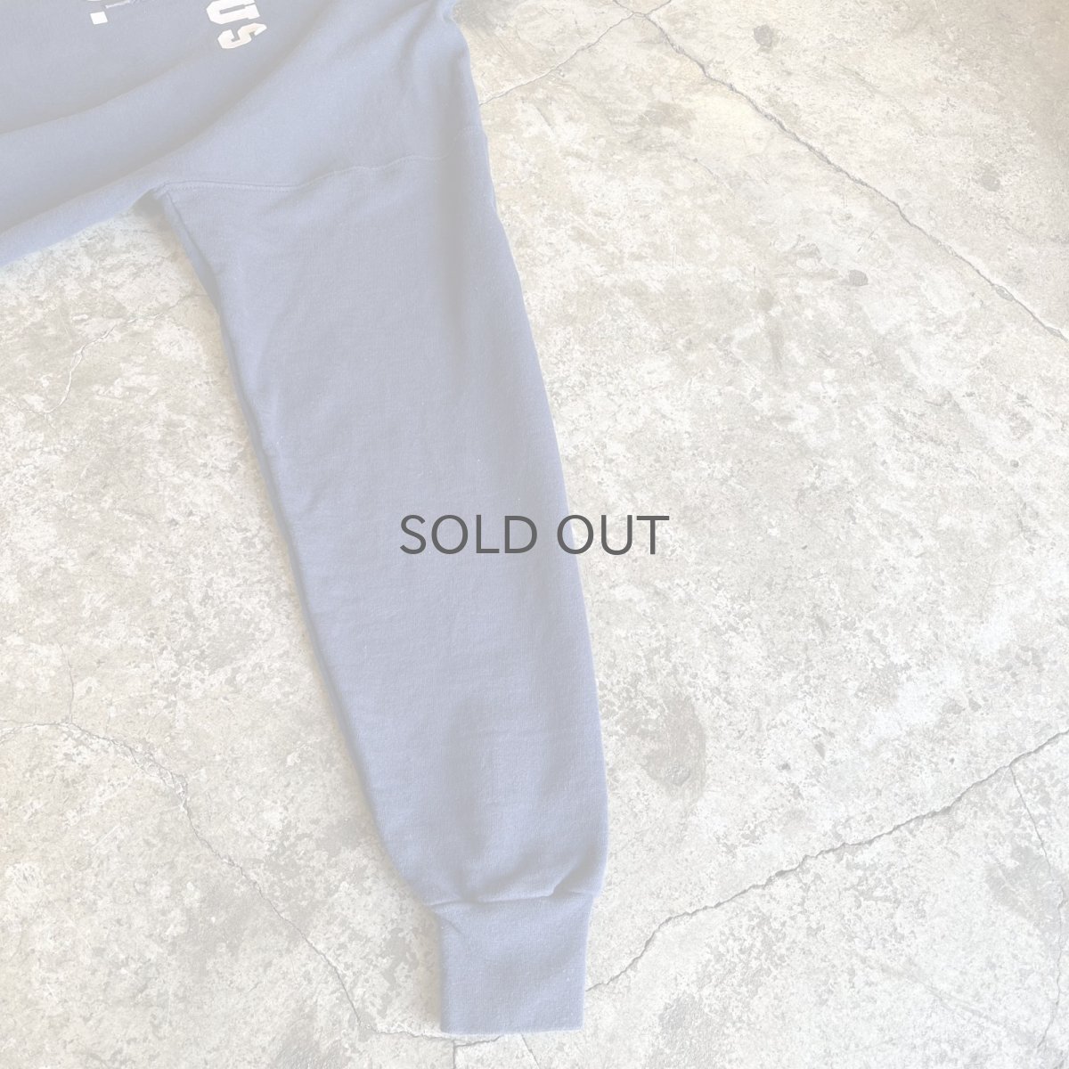 画像7: BOTH SIDES FLOCKY LOGO DESIGN SWEAT HOODIE / Ladies M(38~40) (7)