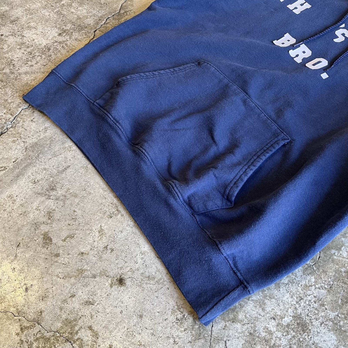 画像4: BOTH SIDES FLOCKY LOGO DESIGN SWEAT HOODIE / Ladies M(38~40) (4)