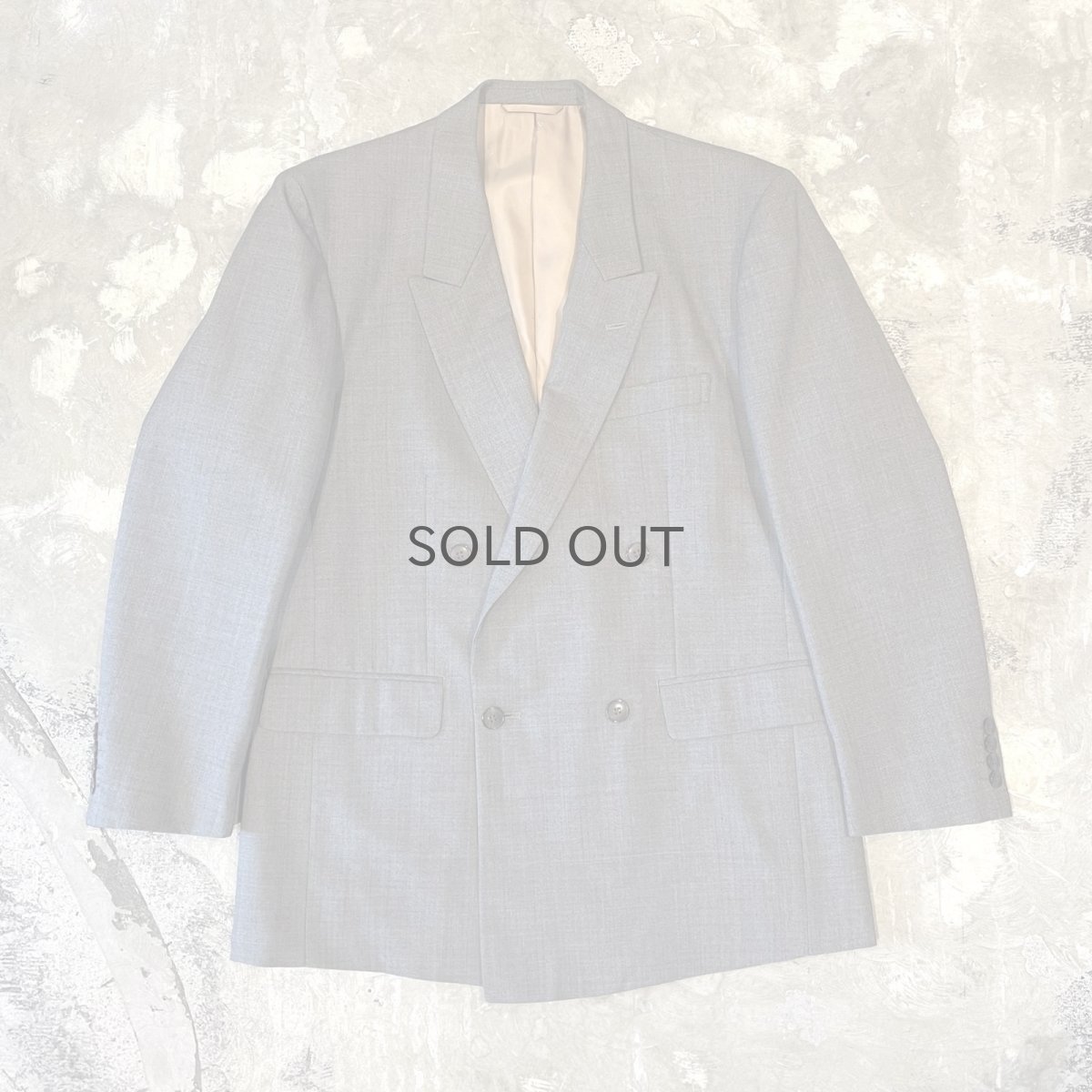 画像1: 【CHRISTIAN DIOR】GOLD LINER DOUBLE BREASTED TAILORED JACKET / Mens L (1)