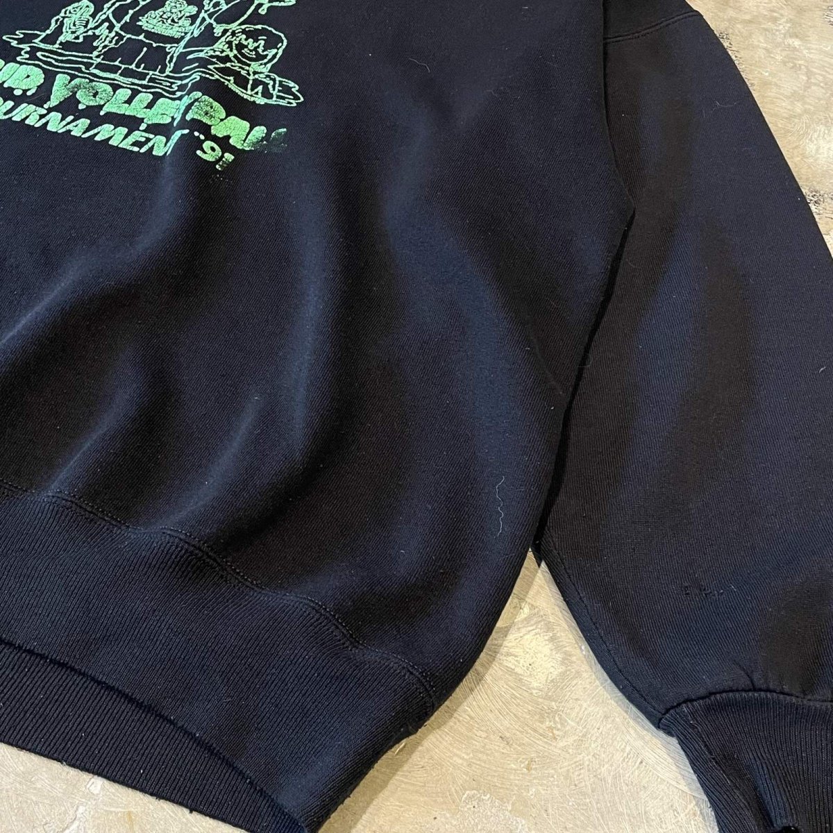 画像6: 90's "MUD VOLLEYBALL" PRINTED SWEAT / Mens L (6)