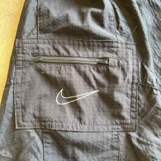 画像11: 【NIKE】POINT LOGO MESH DOCKING DESIGN HALF ZIP NYLON S/S HOODIE / Ladies XL(XXL) (11)