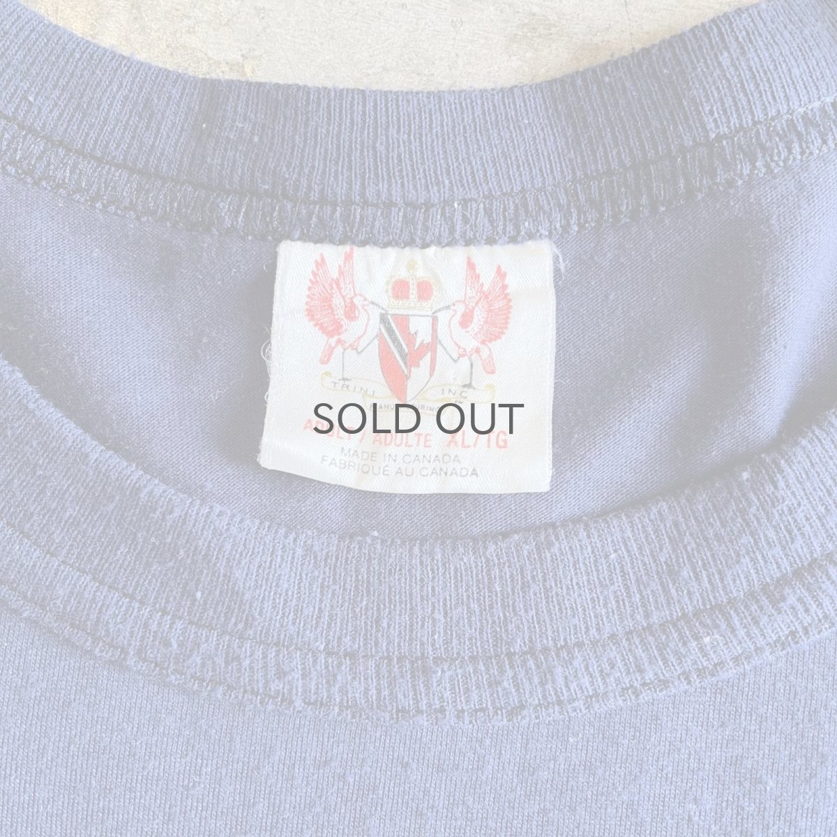 画像11: 80's FRONT FLOCKY LOGO DESIGN S/S TEE / Ladies M(XL) (11)