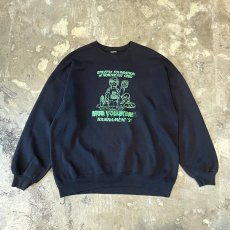 画像1: 90's "MUD VOLLEYBALL" PRINTED SWEAT / Mens L (1)