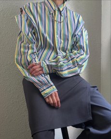 画像12: 【Wiz&Witch】"WEIRD" OPEN SHOULDER BALLOON L/S SHIRTS / OS (12)