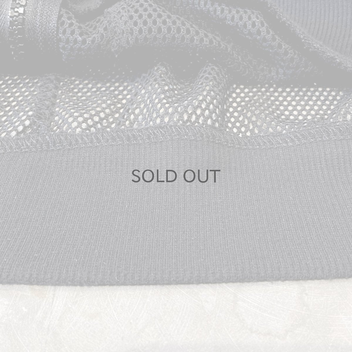 画像8: ZEBRA PATTERN SWITCHED ZIP UP MESH JACKET / Mens L (8)