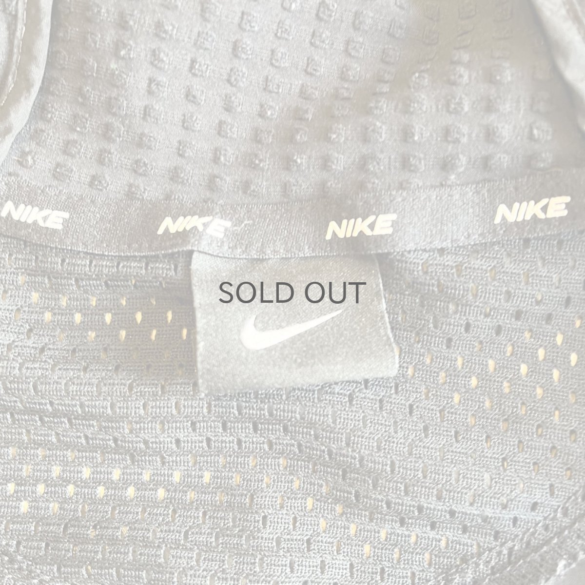 画像12: 【NIKE】POINT LOGO MESH DOCKING DESIGN HALF ZIP NYLON S/S HOODIE / Ladies XL(XXL) (12)