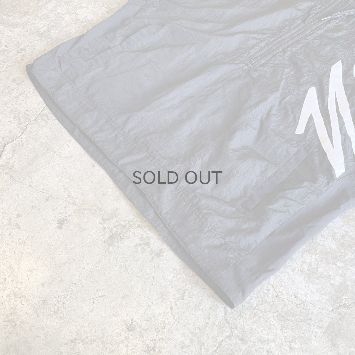 画像4: 【NIKE】POINT LOGO MESH DOCKING DESIGN HALF ZIP NYLON S/S HOODIE / Ladies XL(XXL) (4)