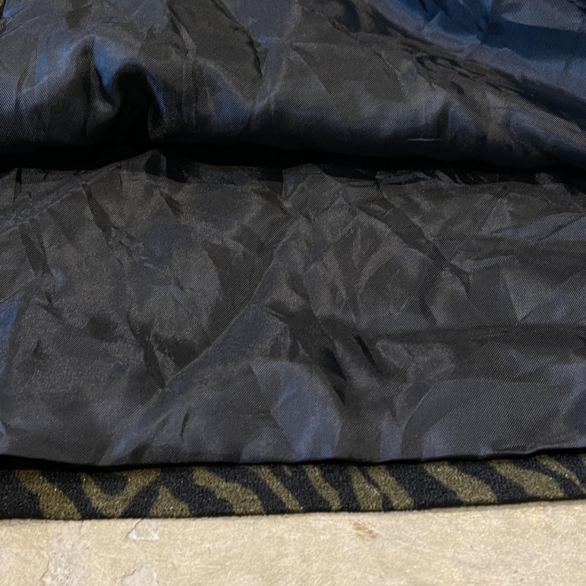 画像8: ALL OVER ZEBRA PATTERN 2POCKETS L/S SHIRT / Mens L (8)