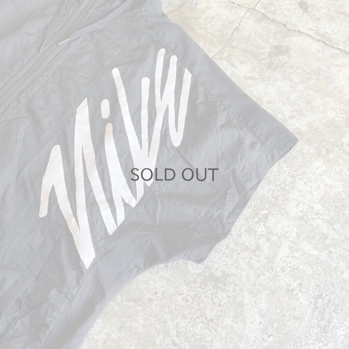 画像5: 【NIKE】POINT LOGO MESH DOCKING DESIGN HALF ZIP NYLON S/S HOODIE / Ladies XL(XXL) (5)