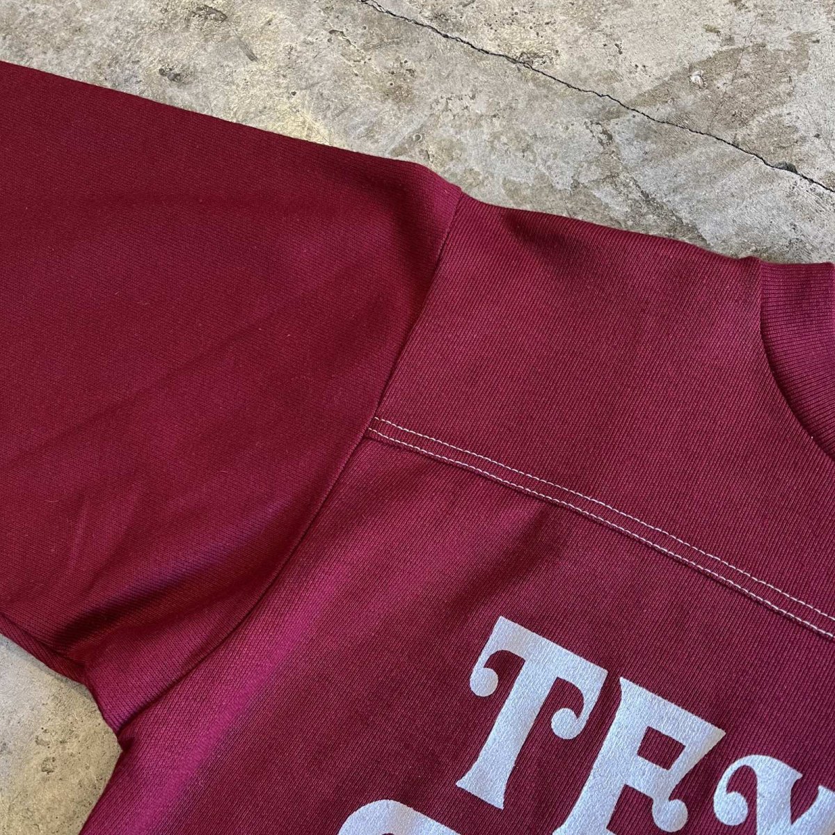 画像10: 70's FRONT LOGO PRINTED DESIGN COLOR  L/S TOPS / Ladies M (S) / MADE IN USA (10)