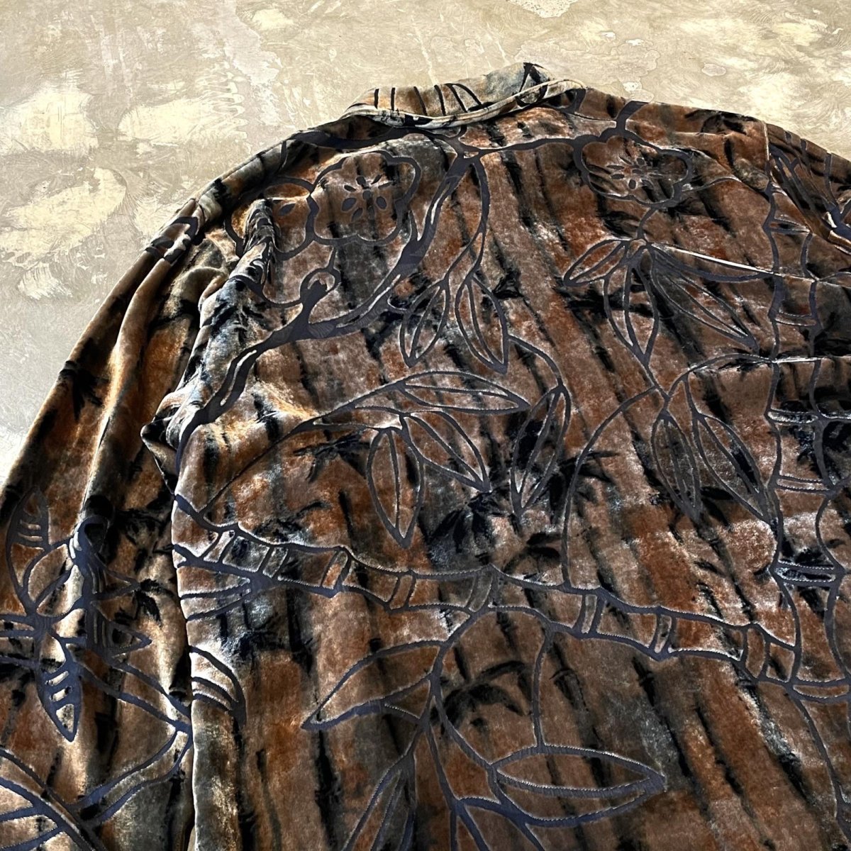 画像9: VELOUR×SHEER GRAPHIC PATTERN  L/S SHIRT / Mens M (9)