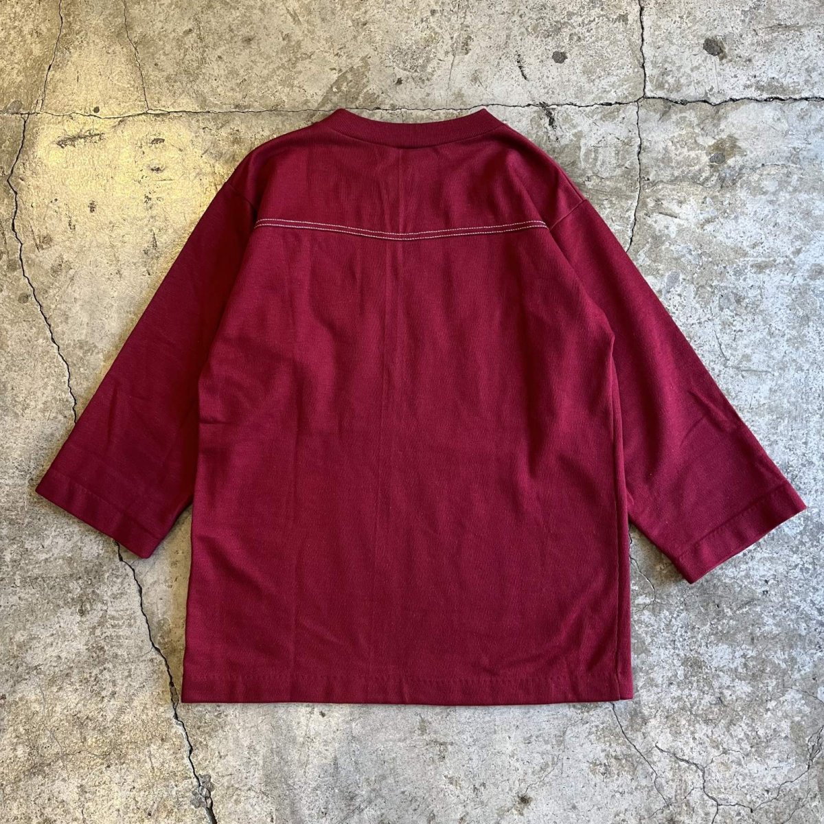 画像2: 70's FRONT LOGO PRINTED DESIGN COLOR  L/S TOPS / Ladies M (S) / MADE IN USA (2)