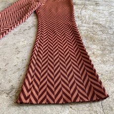 画像5: GEOMETRIC ALL OVER PATTERN COLOR DESIGN PANTS / W26 (5)