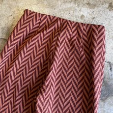 画像9: GEOMETRIC ALL OVER PATTERN COLOR DESIGN PANTS / W26 (9)