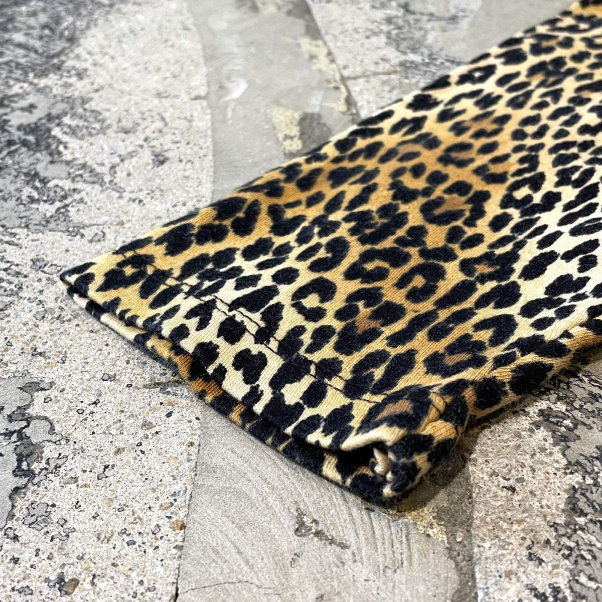 画像7: ALL OVER LEOPARD PATTERN HI NECK L/S TOPS / Mens L (7)