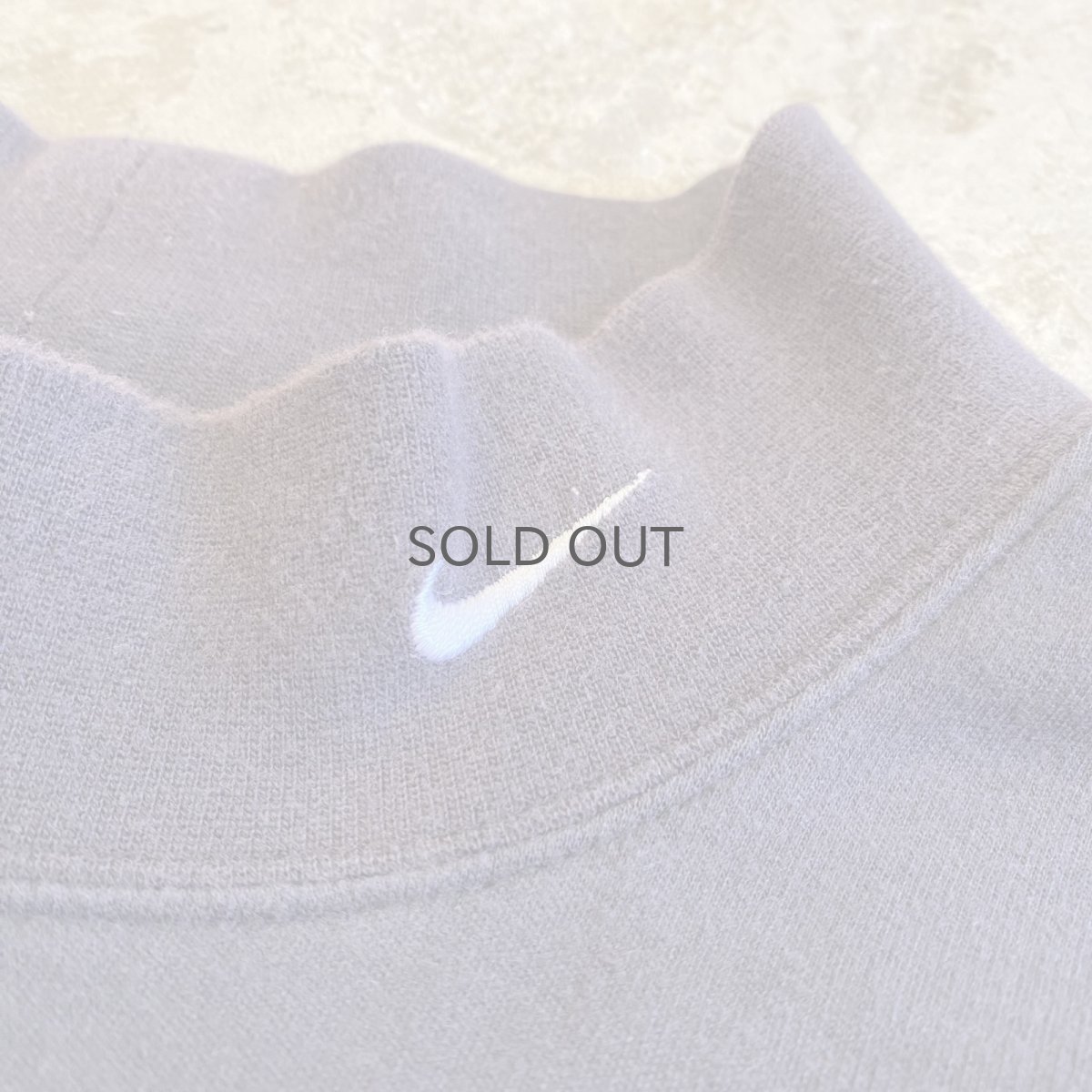 画像4: 【NIKE】MOCK NECK DESIGN NYLON L/S TOPS / Ladies 2XL  (4)