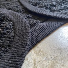 画像11: LOOP SHORT FRINGE KNIT DESIGN S/S BOLERO / Ladies M (11)