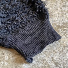 画像7: LOOP SHORT FRINGE KNIT DESIGN S/S BOLERO / Ladies M (7)