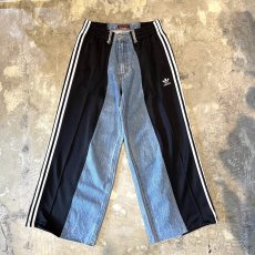 画像1: 【Wiz&Witch】"UNITED" SPORTY DENIM PANTS / OS (1)