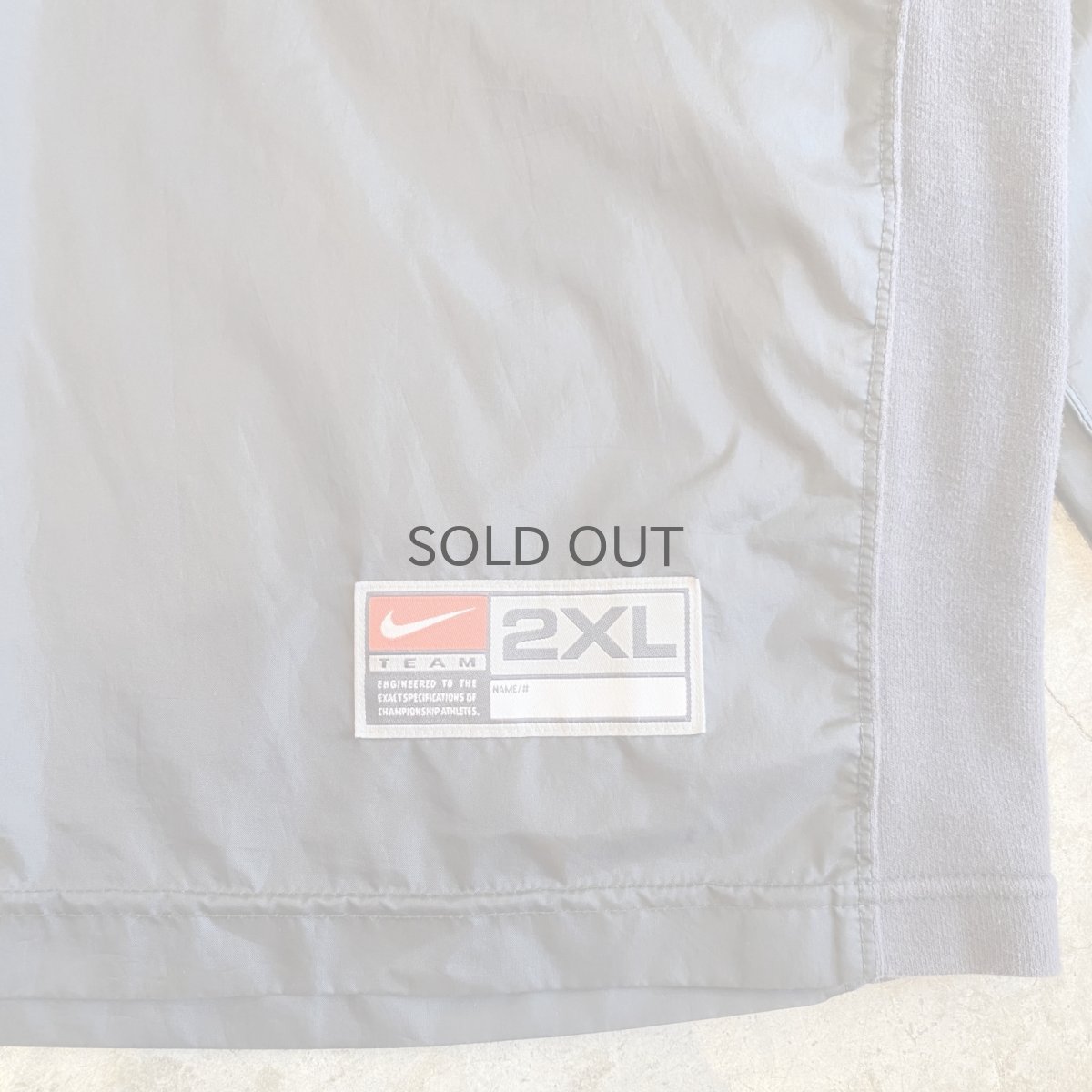 画像7: 【NIKE】MOCK NECK DESIGN NYLON L/S TOPS / Ladies 2XL  (7)