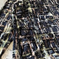 画像5: VELOUR×SHEER SWITCHED PATTERN L/S SHIRT / Mens S (5)