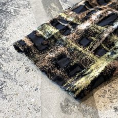 画像7: VELOUR×SHEER SWITCHED PATTERN L/S SHIRT / Mens S (7)