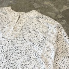画像4: HALF HOOK UP STAND COLLAR MESH L/S SHIRT / Mens L (4)