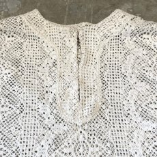 画像10: HALF HOOK UP STAND COLLAR MESH L/S SHIRT / Mens L (10)