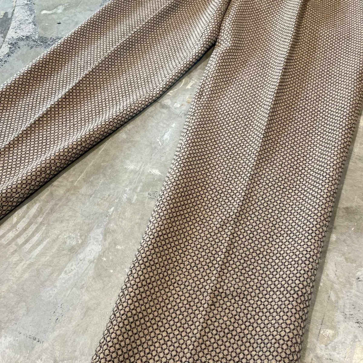 画像6: ALL OVER PATTERN STRAIGHT SILHOUETTE SLACKS / W29 (6)