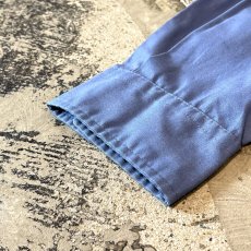 画像7: BLUE COLOR FRONT FRILL L/S SHIRT / Mens M~L (7)