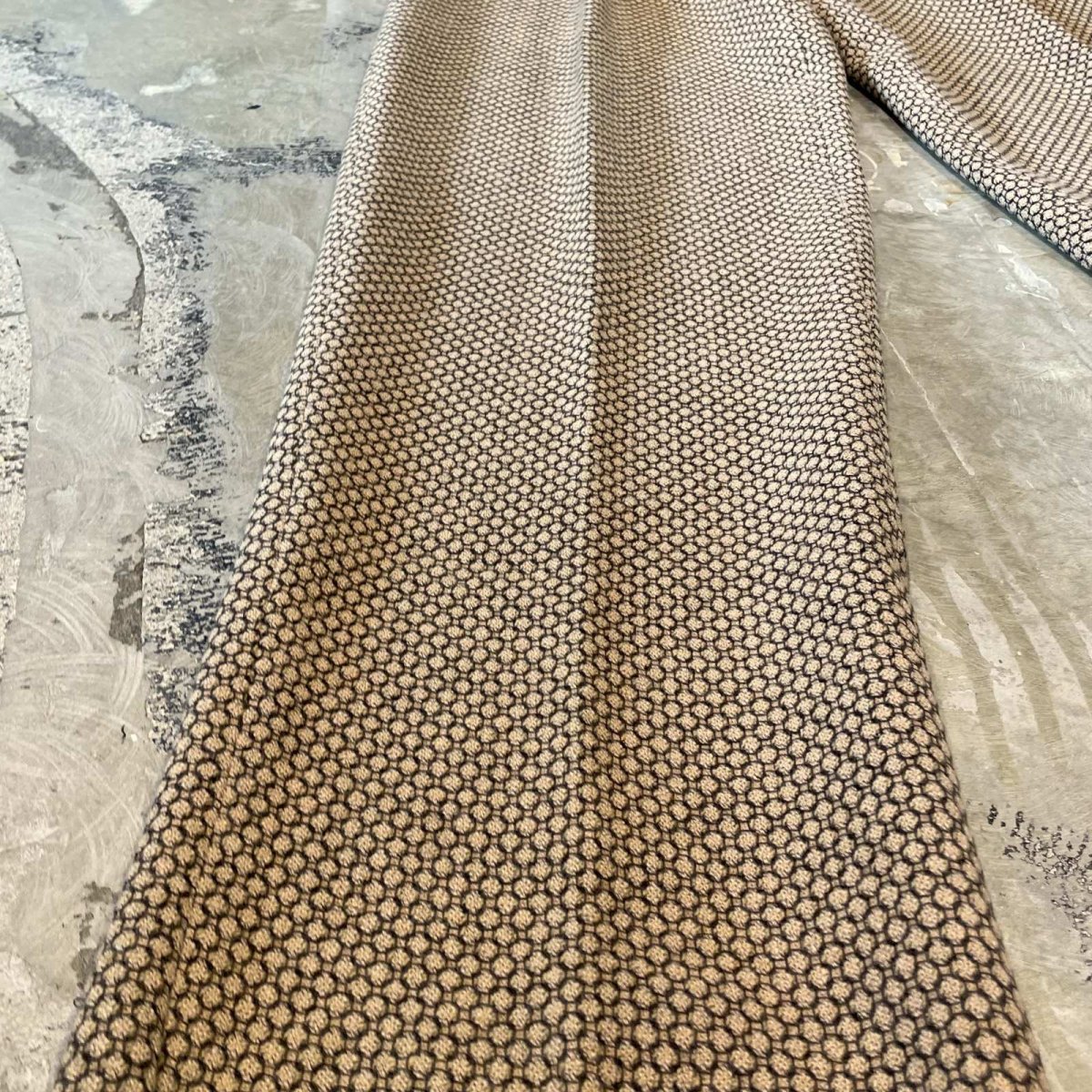 画像7: ALL OVER PATTERN STRAIGHT SILHOUETTE SLACKS / W29 (7)