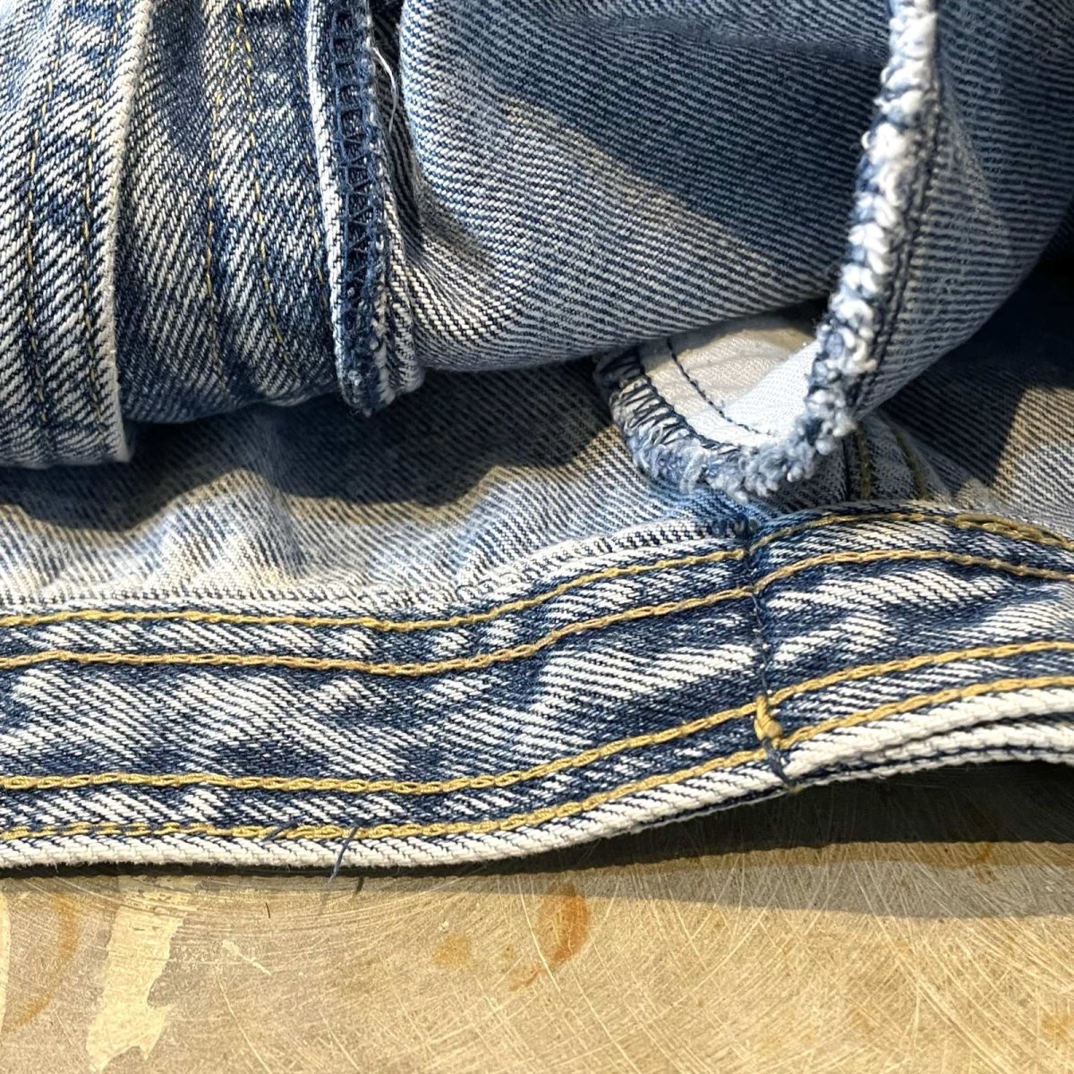 画像9: FRONT FLAP MULTI POCKET HI-NECK DENIM JACKET / Mens XL (9)