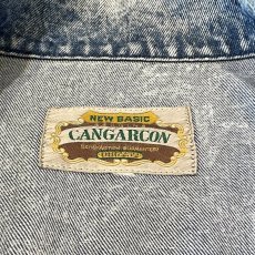 画像11: FRONT FLAP MULTI POCKET HI-NECK DENIM JACKET / Mens XL (11)