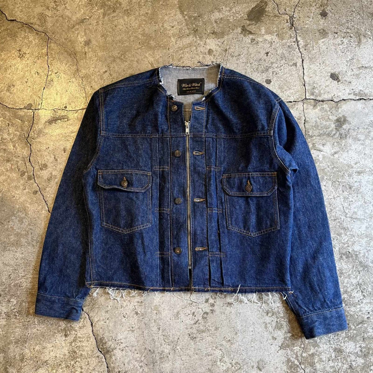 画像1: 【Wiz&Witch】"WANDERER" ZIP UP DENIM JACKET / OS (1)