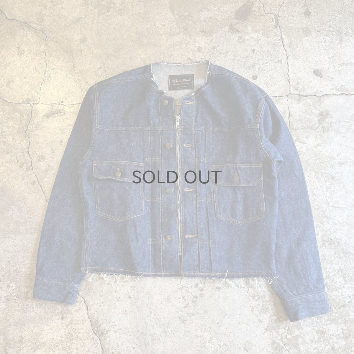 画像1: 【Wiz&Witch】"WANDERER" ZIP UP DENIM JACKET / OS (1)