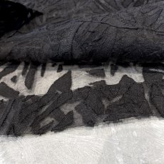 画像8: ALL OVER PATTERN SHEER SHIRT JACKET / Mens L (8)