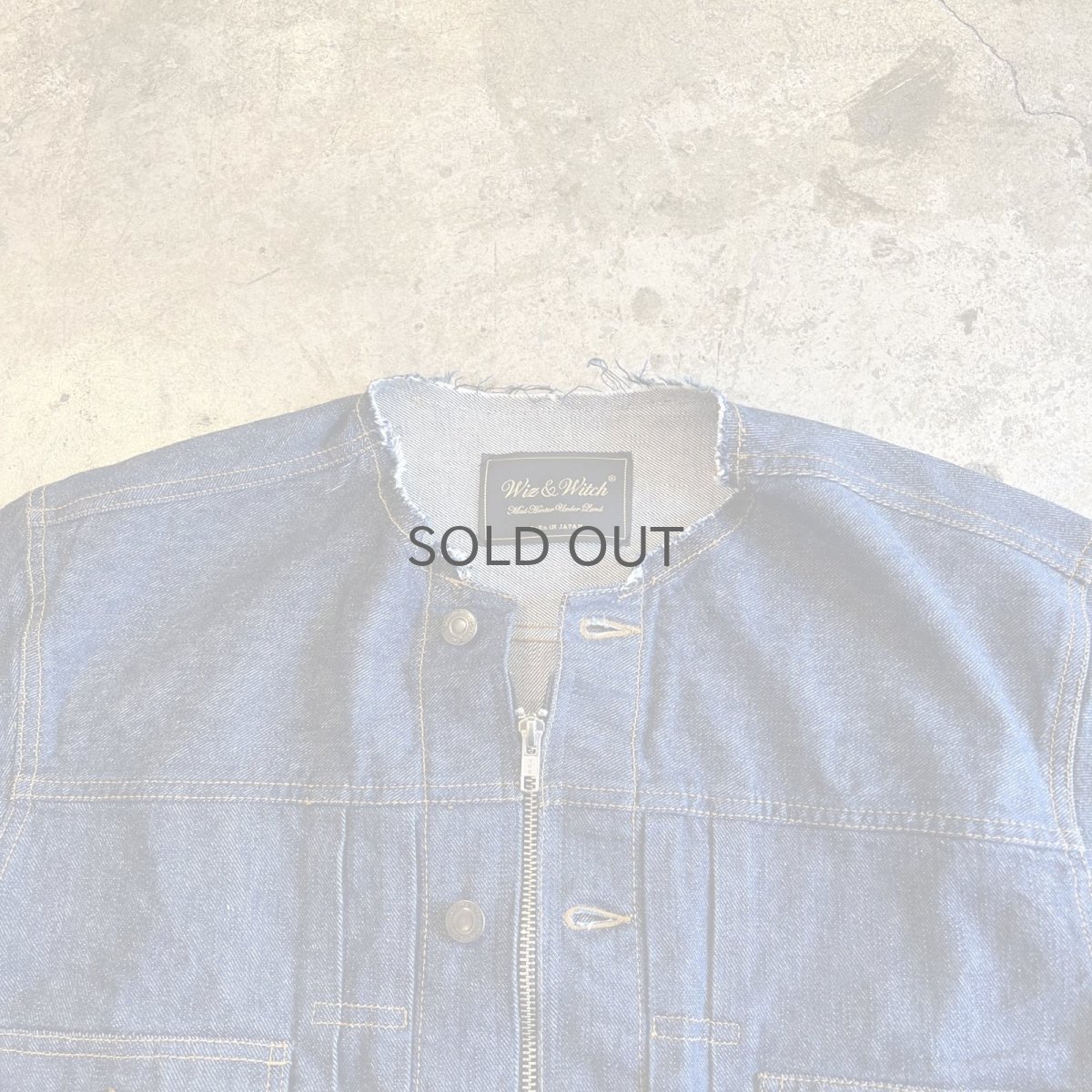 画像7: 【Wiz&Witch】"WANDERER" ZIP UP DENIM JACKET / OS (7)