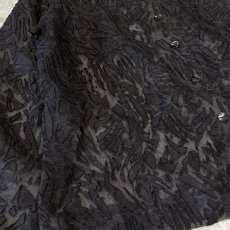 画像5: ALL OVER PATTERN SHEER SHIRT JACKET / Mens L (5)