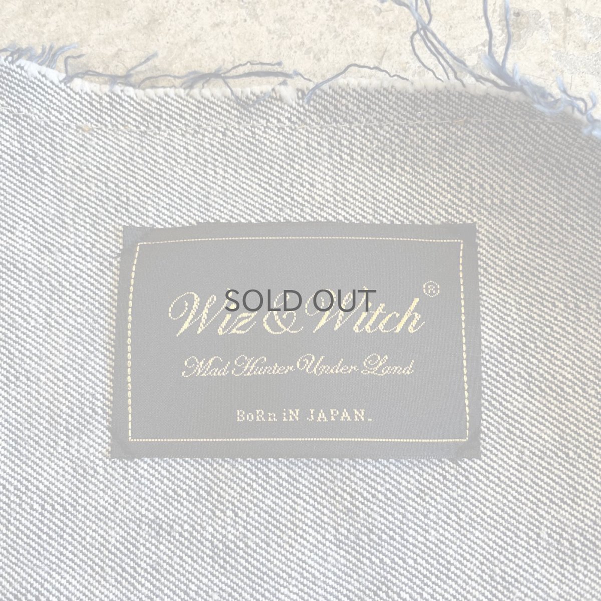 画像10: 【Wiz&Witch】"WANDERER" ZIP UP DENIM JACKET / OS (10)