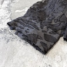 画像7: ALL OVER PATTERN SHEER SHIRT JACKET / Mens L (7)