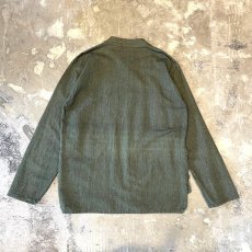 画像2: ASYMMETRY FRONT STAND COLLAR L/S SHIRT / Mens XXL / MADE IN NEPAL (2)