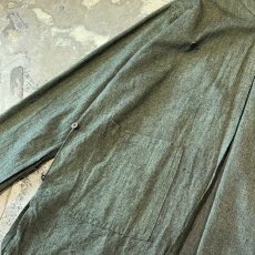 画像10: ASYMMETRY FRONT STAND COLLAR L/S SHIRT / Mens XXL / MADE IN NEPAL (10)