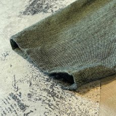 画像7: ASYMMETRY FRONT STAND COLLAR L/S SHIRT / Mens XXL / MADE IN NEPAL (7)